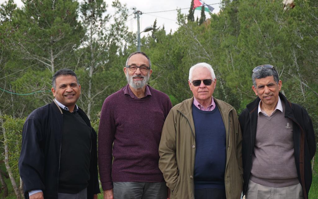 Our hosts in PCBS, Sufian Abu-Harb and Mustafa Khawaja and the review team. Before arriving at the PCBS headquarter in Ramallah, we had been able to review their ambitious program.