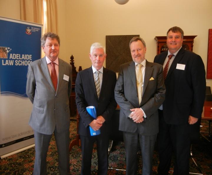 Launch of Final Report 1 (L to R): The Hon Justice Gray - Supreme Court of South Australia and Member of the SALRI Advisory Board; The Hon.