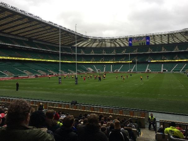 GIRLS RUGBY TEAM INVITED TO TWICKENHAM We were very fortunate to be invited to the open