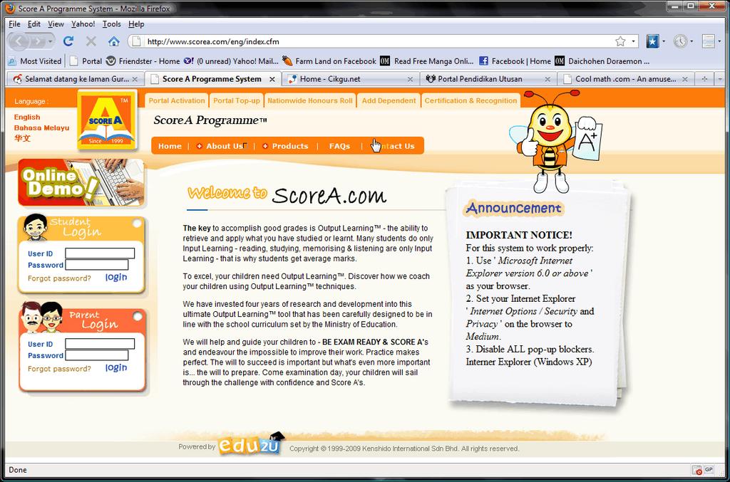 22 2.3.2 Portal Pendidikan di Malaysia Di Malaysia, terdapat beberapa web portal yang umum diketahui dikalangan pelajar-pelajar dan guru-guru sekolah untuk mendapatkan maklumat.