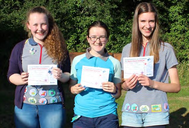 The Baden Powell Challenge Award Lucy Govier, Niamh Blacker and Imogen Webber have been awarded The Baden Powell Challenge Award. The Baden Powell Challenge Award is the top award a Guide can achieve.