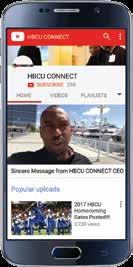 NEW HBCU CONNECT YOUTUBE CHANNEL 6 NEW HBCU CONNECT YOUTUBE CHANNEL Subscribe! We just launched a brand new YouTube channel for our audience on HBCUConnect.