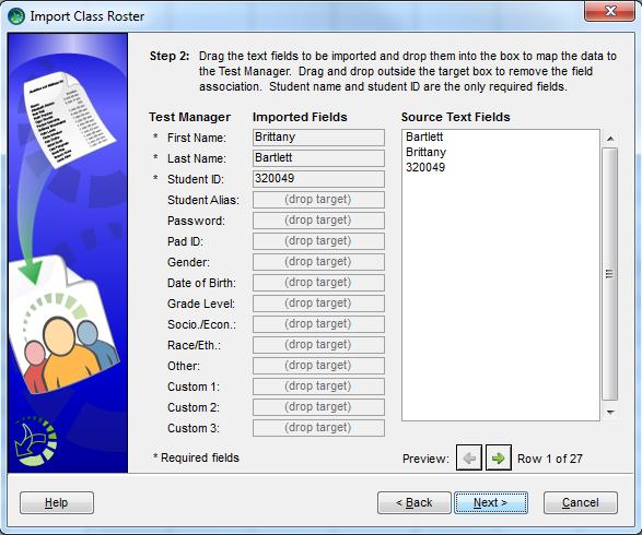 Click Finish on Step 3. Click No when asked to save the Import definition profile. Your students have now been added. 7.