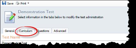 10. General tab information. A. Modify the Test Name if desired. B.