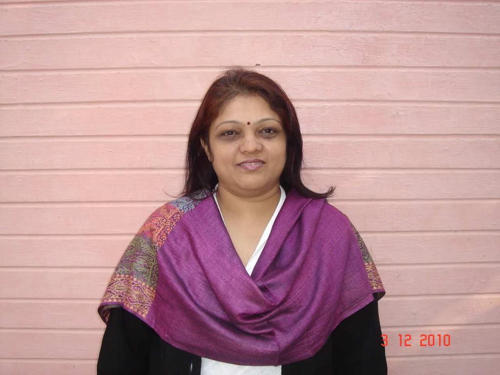 Pushpa Awasthy State IYCN Consultant Unicef, Madhya Pradesh 112, Sanchar Nagar Main, Lane # 7, Kanadia