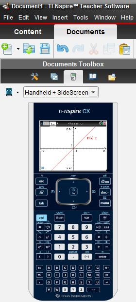 The TI-SmartView emulator has three available keypads: TI- Nspire CX, TI-Nspire with Touchpad, and TI-Nspire with Clickpad.