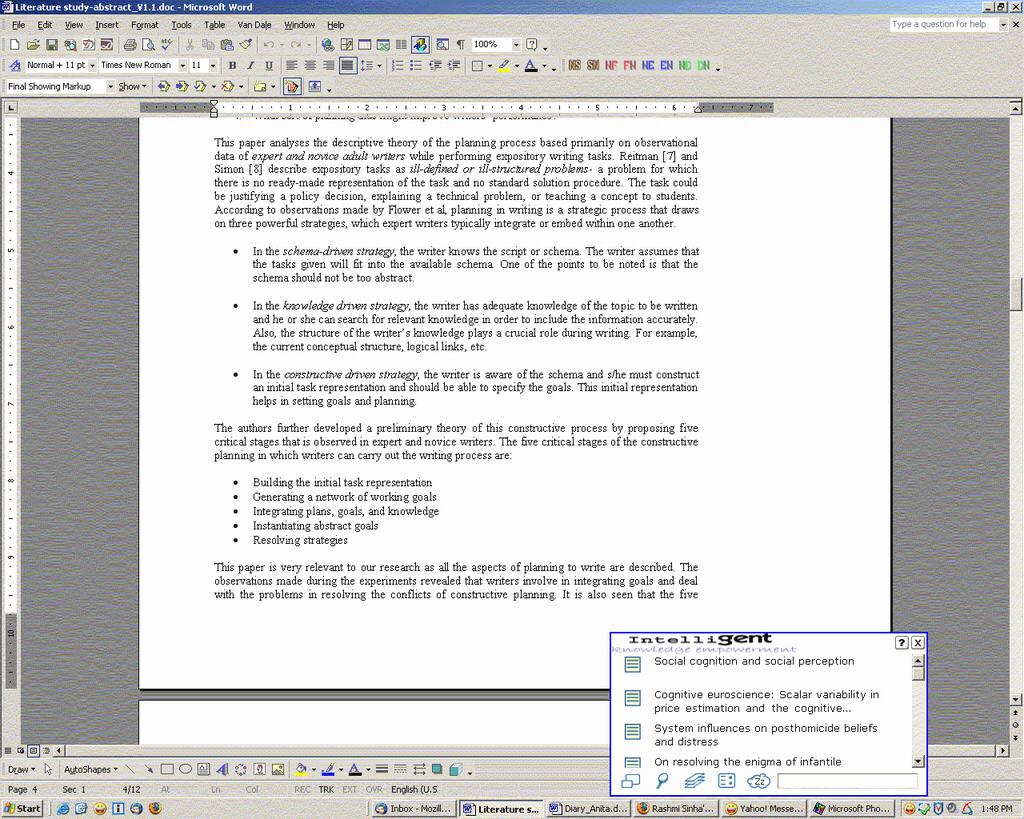 3.2 Professional Document Writing Pro-active