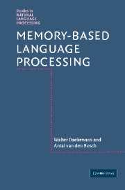 1 Scientific embedding (1) Language processing is memory-based Learning consists of: Storing instances in memory Drawing