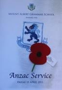 A Service is held each year, as near as practicable to ANZAC Day.