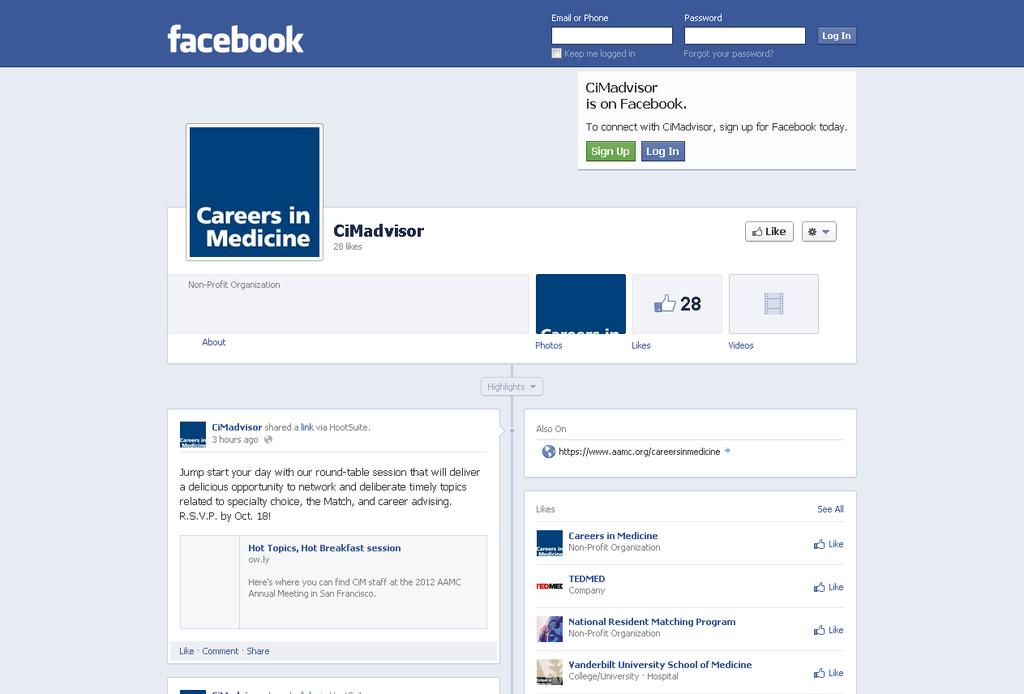 Two CiM Facebook Accounts!