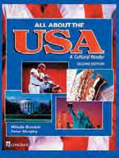 Introducing the USA A Cultural Reader Milada Broukal and Peter Murphy High-Beginning Twenty-eight units covering topics from popcorn and buffaloes to Native Americans; from Beverly Hills and the