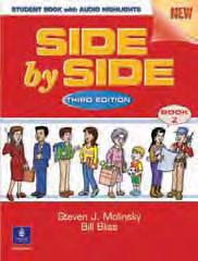 Side by Side Gazette magazine-style pages feature articles, fact files, vocabulary expansion, cross-cultural topics, fun with idioms, authentic listening activities, e-mail
