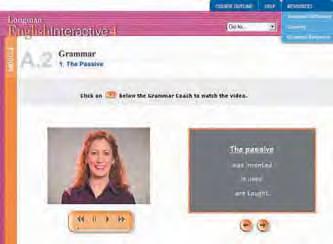 Contemporary video with engaging characters presents real language in context. Living Grammar dynamically illustrates how grammar works.