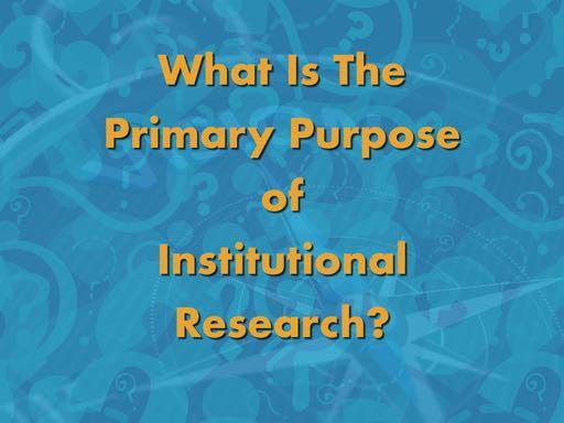 Slide 9 (What is the Primary Purpose of IR) However, there is more. Being a leader in IR means that you understand the primary purpose of IR. It is often difficult to explain the purpose of IR.