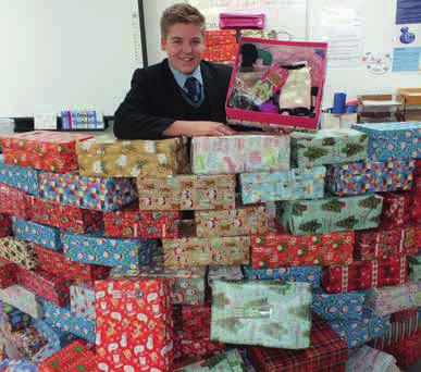 CELEBRATING DIFFERENCE Gift box donations for Operation Christmas Child As a multi-cultural school, we