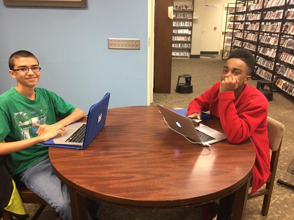 studies at the Oxford Public Library on Sunday afternoon. OHS teacher Ms. Sarah Campbell is available from 2-5 on Sunday afternoons at the public library to assist OHS students.
