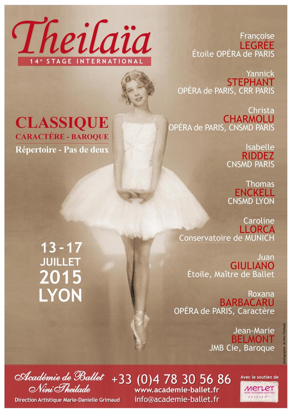 des Feuillants 69001 Lyon - FRANCE www.academie-ballet.