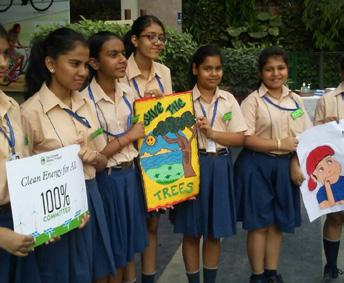 We at Tagore international School, East of Kailash our committed to the conservation of environment and