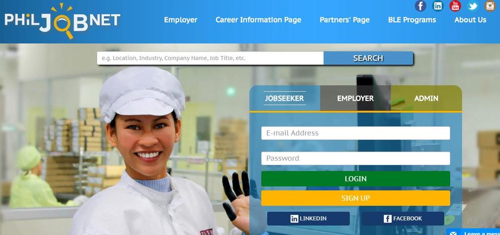 PhilJobNet PhilJobNet is the Philippine government's official web-based labor market