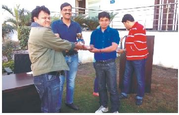 Supplement & Rewards Recognition Glimpses of Final of Carom Tournament & Trophy Presentation Final Game of