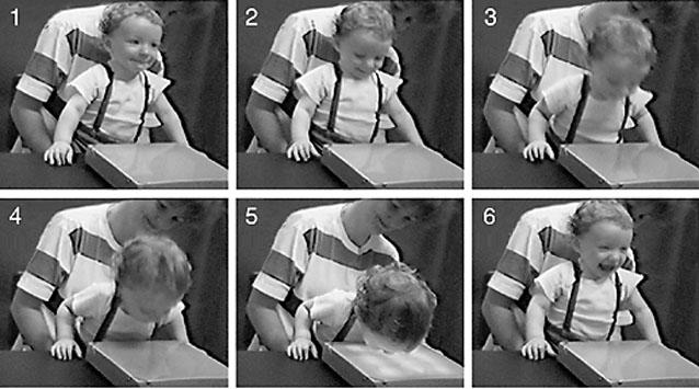 222 Rao et al. Figure 11.2 A 14-month-old infant imitating the novel action of touching a panel with the forehead (from Meltzoff, 1999).