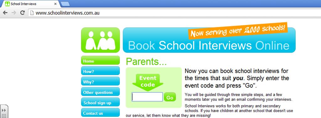 Year 12 Parent Teacher Interview Bookings Closing tomorrow The website for online bookings is: www.schoolinterviews.com.