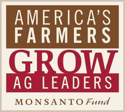 America s Farmers Grow Ag Leaders Scholarships Presented by the Monsanto Fund ELIGIBILITY: High school senior or college student pursuing a degree or certification in specific areas of agriculture.