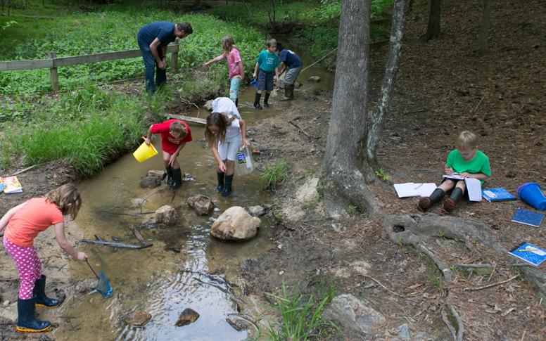At Carolina Friends, students encounter open-ended questions, undertake original projects of real relevance, explore the natural world, and immerse themselves in service learning.