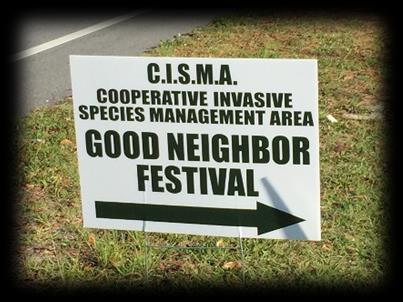 Good Neighbor Festival March 4, 2017 (NISAW week) ISSUE Public is unfamiliar with living near/adjacent to natural areas (Ocala National
