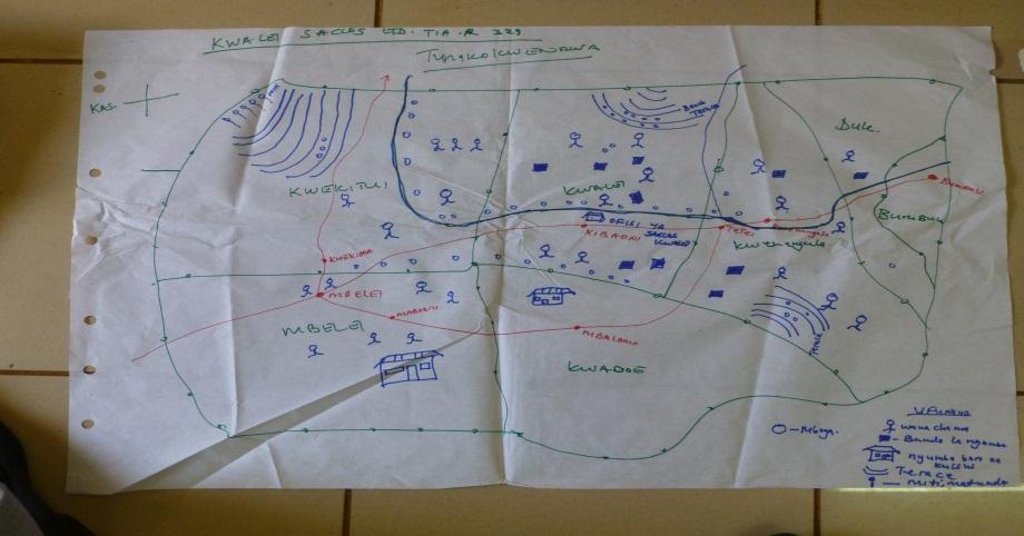 Figure 6: Vision map drawn by one of the groups This session helped the groups to come up with their own vision and also developed vision map that will compel and motivate them to work towards