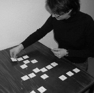 keys of the phone. Then, the users mental representation of the cellular phone s menu was assessed through a card sorting technique (see Figure 1,