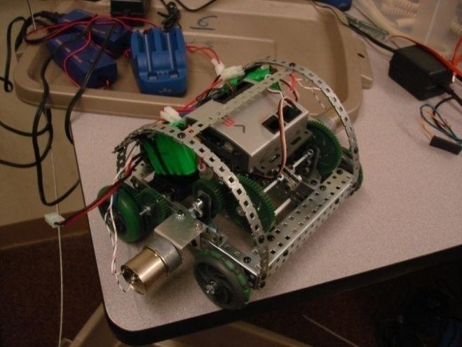 final project: (a) Rappelling robot that