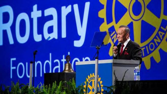 Rotary Named World's Outstanding Foundation 2016 The Rotary Foundation, the charitable arm of Rotary a global network of volunteers committed to improving lives and communities around the world has