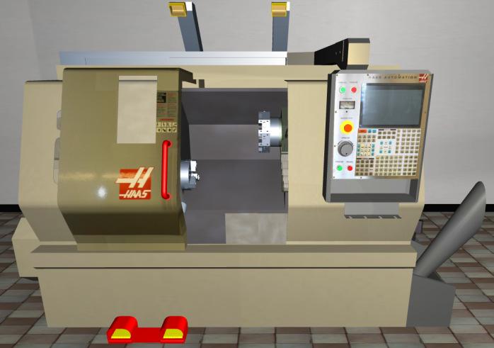 The machining monitor on the top right shows the machining parameters and estimated values of the cutting forces.