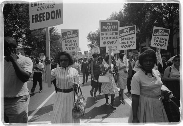 Image Civil rights march on Washington, D.
