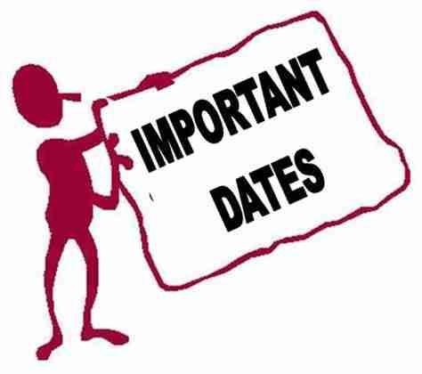 Dates to Remember... Marking Period Ends 1st Quarter: Friday, Oct. 20th 2nd Quarter: Friday, Jan.