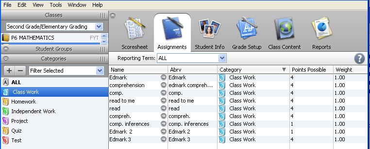 If student scores are associated with the assignment, the Delete Assignment window message will reflect this. 4. This operation CANNOT be undone. All scores will be LOST.