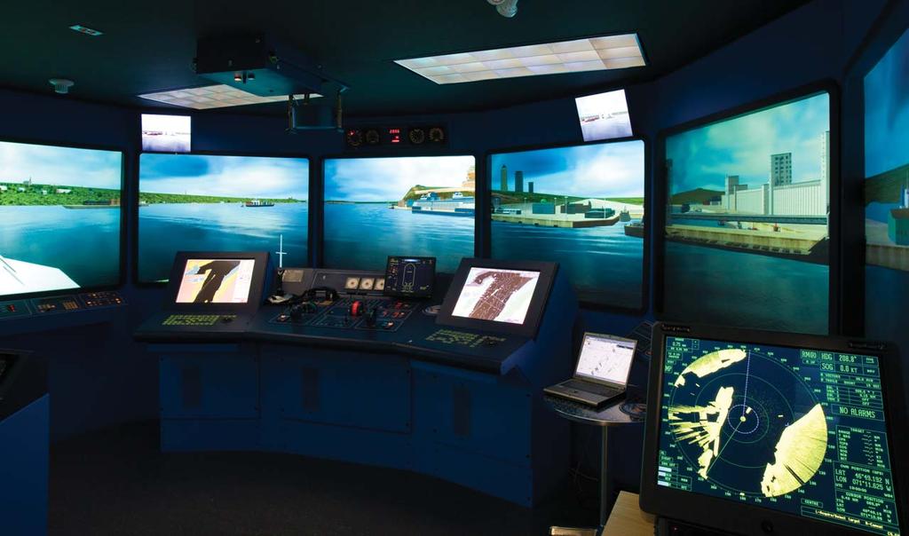 Maritime Simulation and Resource Centre Port Development and Maritime Simulation In operation