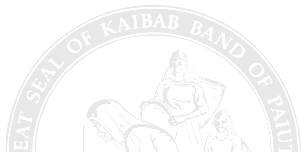 Statement of Goals and Objectives Adult Vocational Training Tribal College Fund Gaming The Kaibab Band of Paiute Indians has instituted a long range goal of economic self-sufficiency and social
