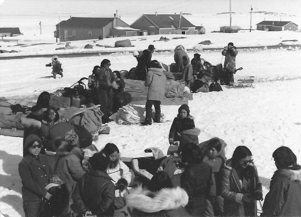 Creating Able Human Beings: Social Studies Curriculum in the Northwest Territories and Nunavut, 1969 to the Present 59 Culturally responsive schooling: students and community members prepare to leave