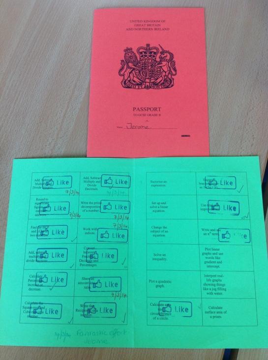 Passports to Success Within Miss B s Resources you will find Passports and these are very effective with students.