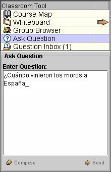Instructors may also use the Ask Question feature, but students must have access rights to the Question Inbox in order to view the instructor s questions.