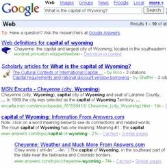 Question Answering Question Answering: More than search Ask general comprehension questions of a document collection Can be really easy: What s the capital of Wyoming?