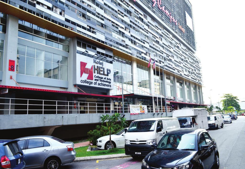 The HELP College of Arts and Technology (HELP CAT) campus at Fraser Business Park, Sungai Besi, is part of the multi-campus development of the HELP Group.