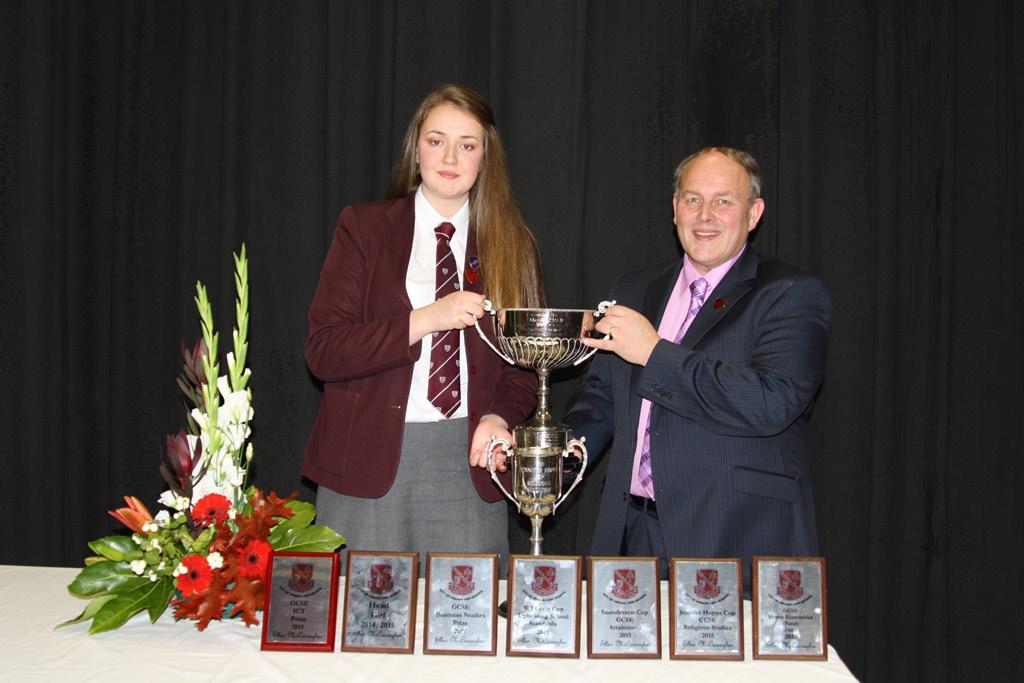 Ellen won a host of subject prizes in Business Studies, Home Economics, ICT and Religious