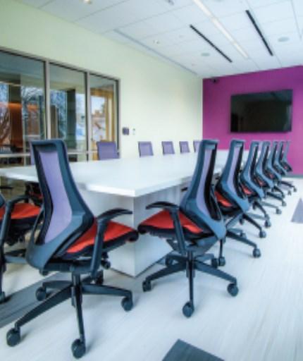 Business and Public Management Center There are 25 tech-enabled classrooms featuring RamCast wireless presentation systems, lamp-less projection systems with motorized screens, wall mounted displays,