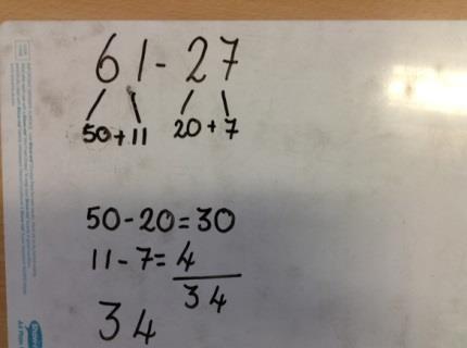 Number lines can also be used for calculating time differences: Progress