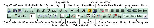 Authoring in CengageNOW The HTML Editor To help you create your questions, the Problem Editor provides the CengageNOW HTML Editor interface.