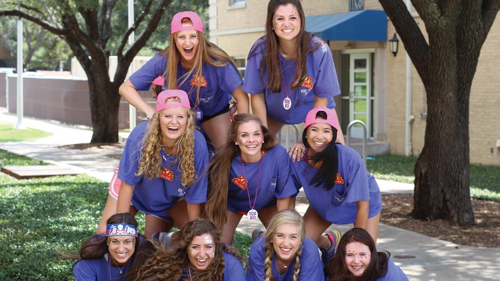 Leadership Joining a fraternity or sorority is one way to enhance your leadership experience at TCU.