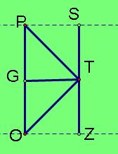 He tried to construct two almost equal segments, like diagonals in a parallelogram, then stopped.